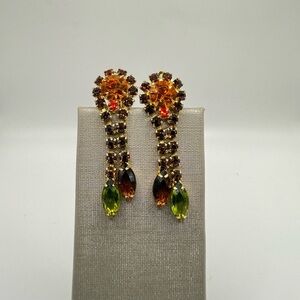 D&E Juliana Vibrant Autumn Glow Dangle Earrings